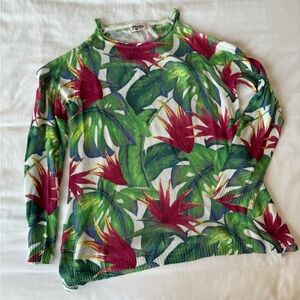 Show Me Your Mumu Shiver Cold Sweater Palm Print | Size: Small